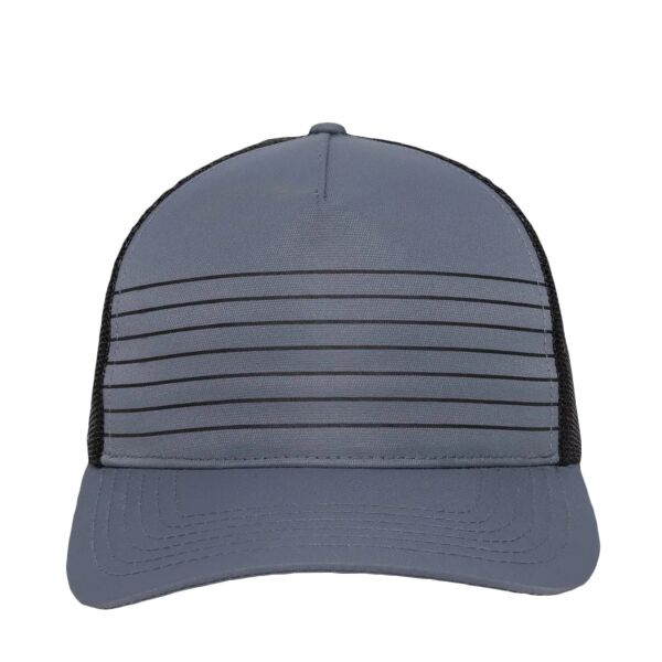 Striped 5-Panel Trucker Cap Thumbnail