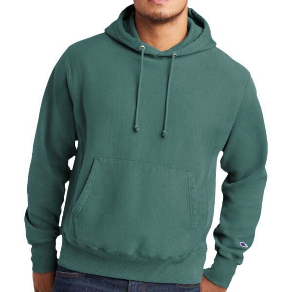 Reverse Weave ® Garment Dyed Hooded Sweatshirt Thumbnail