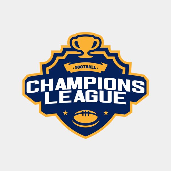 Champions League Football logo template 02 Thumbnail