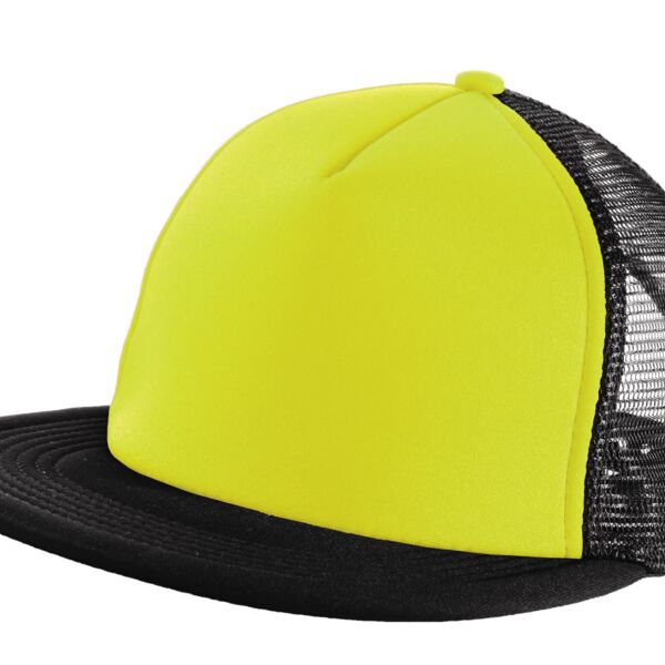 Flat Bill Snapback Trucker Cap Thumbnail