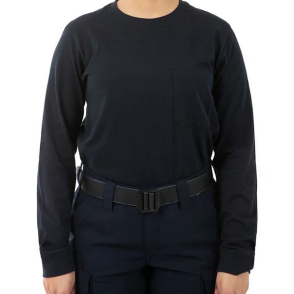 Women's Tactix Cotton Long Sleeve T-Shirt with Chest Pocket  Thumbnail