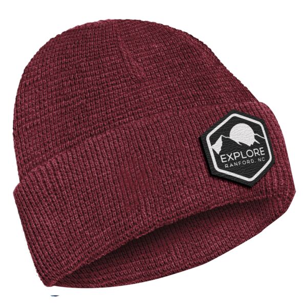 Waffle Knit Cuff Beanie Thumbnail