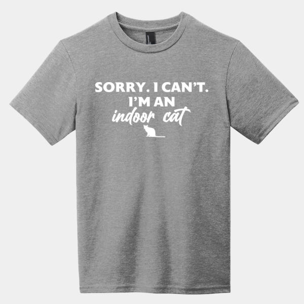 Sorry I Can't, I'm An Indoor Cat - Youth Very Important Tee ® Thumbnail