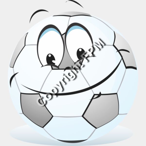 670 Cartoon Soccer Ball Thumbnail