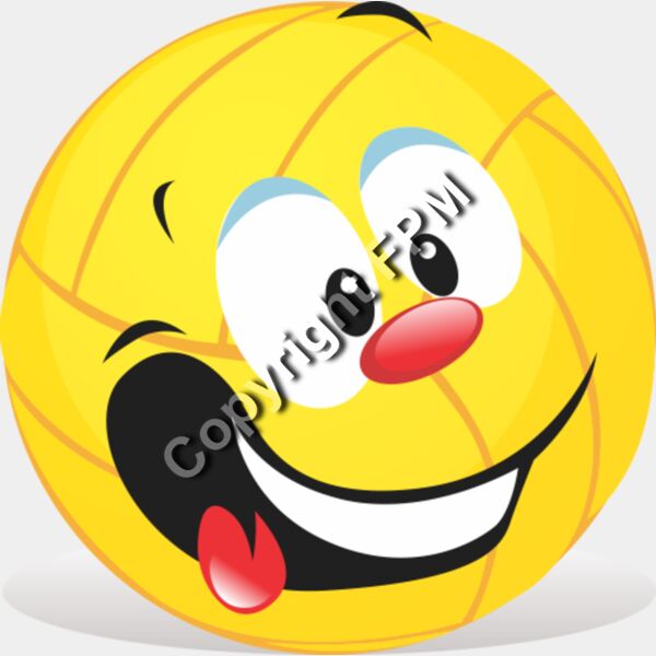 671 Cartoon Volleyball Thumbnail