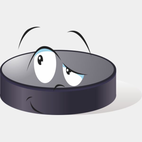 673 Cartoon Hockey Puck Thumbnail