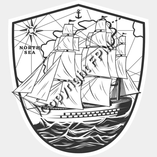 623 Pirate Ship Shield Thumbnail