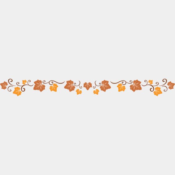 8072 Fall Leaves Border Thumbnail