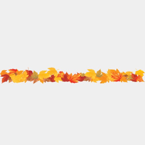 250 Fall Leaves Border Thumbnail