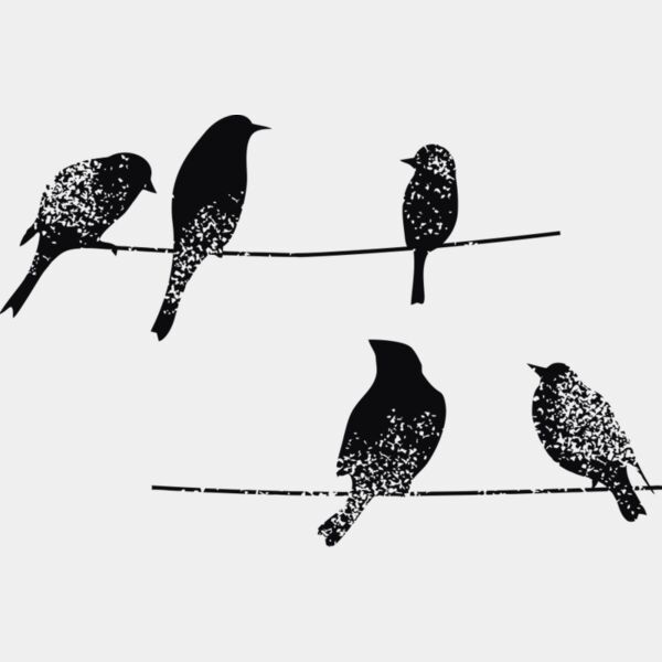 A1020 Birds on a wire Thumbnail