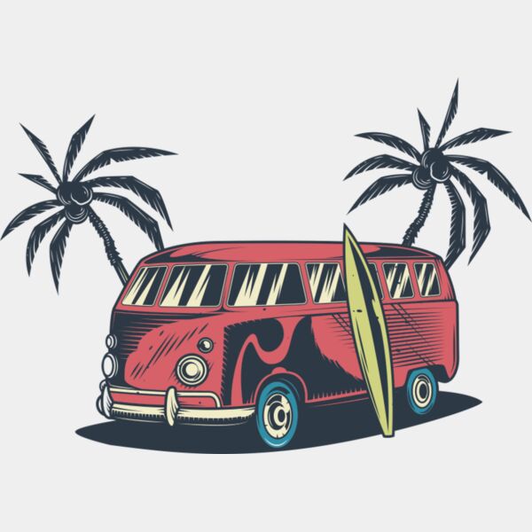 A1062 Surfing Van Thumbnail