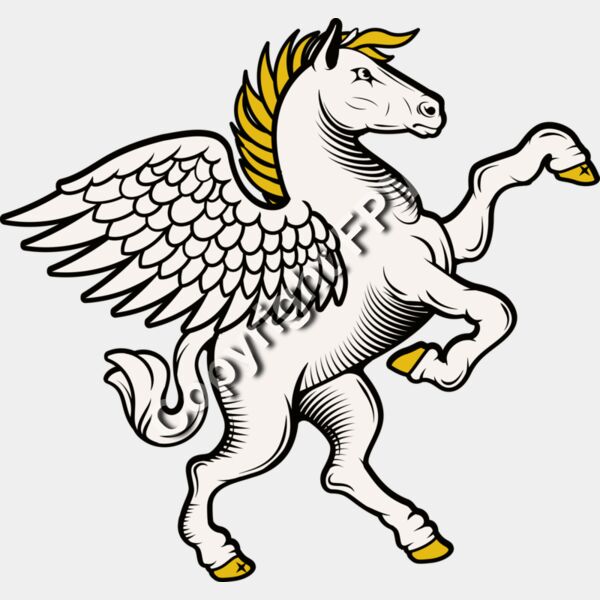 1348 Family Crest Pegasus Thumbnail