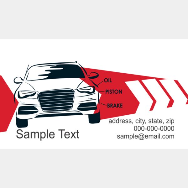 Auto Business Card 119 Thumbnail