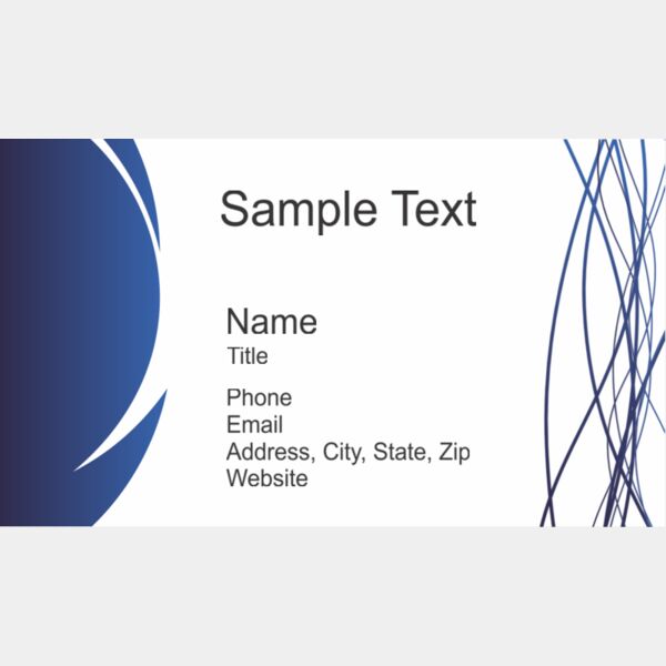 General Business Card 123 Thumbnail