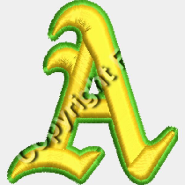 Old English A EMB Thumbnail