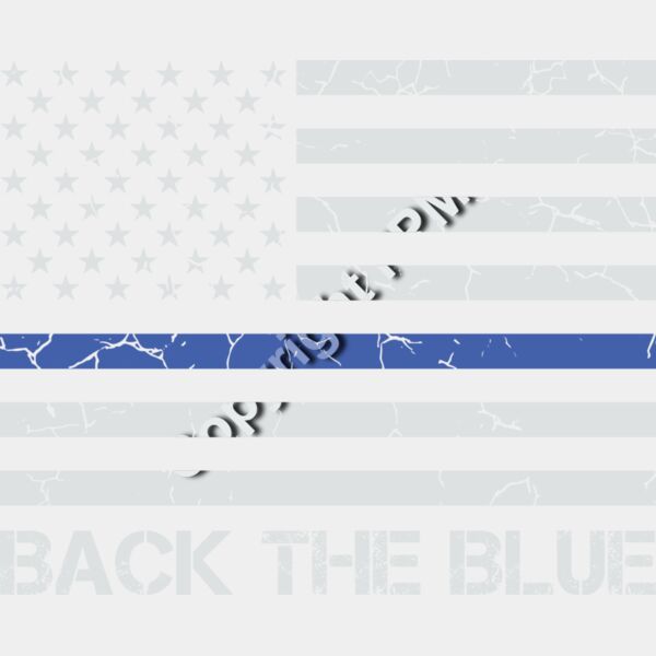 B7183 Back the Blue Thumbnail