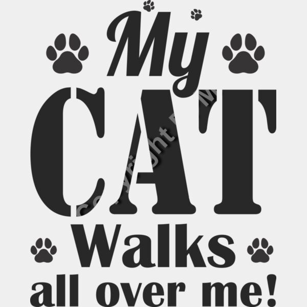 B7194 Cat Walks All Over Me Thumbnail