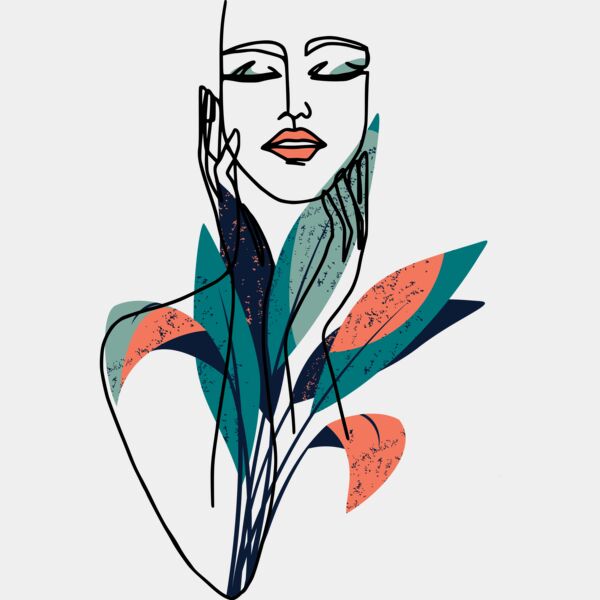 B7221 Abstract Woman Thumbnail