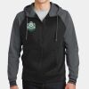 Sport Wick ® Varsity Fleece Full Zip Hooded Jacket Thumbnail