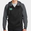 Sport Wick ® Varsity Fleece Full Zip Hooded Jacket Thumbnail