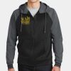 Sport Wick ® Varsity Fleece Full Zip Hooded Jacket Thumbnail