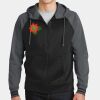 Sport Wick ® Varsity Fleece Full Zip Hooded Jacket Thumbnail