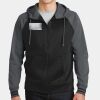 Sport Wick ® Varsity Fleece Full Zip Hooded Jacket Thumbnail