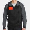 Sport Wick ® Varsity Fleece Full Zip Hooded Jacket Thumbnail