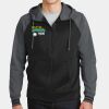 Sport Wick ® Varsity Fleece Full Zip Hooded Jacket Thumbnail