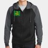 Sport Wick ® Varsity Fleece Full Zip Hooded Jacket Thumbnail