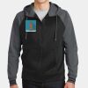 Sport Wick ® Varsity Fleece Full Zip Hooded Jacket Thumbnail