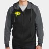 Sport Wick ® Varsity Fleece Full Zip Hooded Jacket Thumbnail