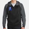 Sport Wick ® Varsity Fleece Full Zip Hooded Jacket Thumbnail
