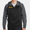 Sport Wick ® Varsity Fleece Full Zip Hooded Jacket Thumbnail