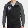 Sport Wick ® Varsity Fleece Full Zip Hooded Jacket Thumbnail