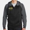 Sport Wick ® Varsity Fleece Full Zip Hooded Jacket Thumbnail