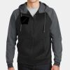 Sport Wick ® Varsity Fleece Full Zip Hooded Jacket Thumbnail
