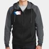 Sport Wick ® Varsity Fleece Full Zip Hooded Jacket Thumbnail