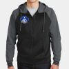 Sport Wick ® Varsity Fleece Full Zip Hooded Jacket Thumbnail