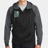 Sport Wick ® Varsity Fleece Full Zip Hooded Jacket Thumbnail
