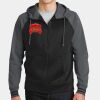 Sport Wick ® Varsity Fleece Full Zip Hooded Jacket Thumbnail