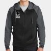 Sport Wick ® Varsity Fleece Full Zip Hooded Jacket Thumbnail