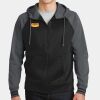 Sport Wick ® Varsity Fleece Full Zip Hooded Jacket Thumbnail