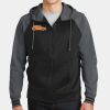 Sport Wick ® Varsity Fleece Full Zip Hooded Jacket Thumbnail
