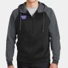 Sport Wick ® Varsity Fleece Full Zip Hooded Jacket Thumbnail