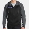 Sport Wick ® Varsity Fleece Full Zip Hooded Jacket Thumbnail