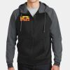 Sport Wick ® Varsity Fleece Full Zip Hooded Jacket Thumbnail