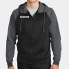 Sport Wick ® Varsity Fleece Full Zip Hooded Jacket Thumbnail