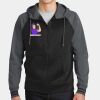 Sport Wick ® Varsity Fleece Full Zip Hooded Jacket Thumbnail