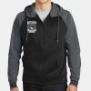 Sport Wick ® Varsity Fleece Full Zip Hooded Jacket Thumbnail